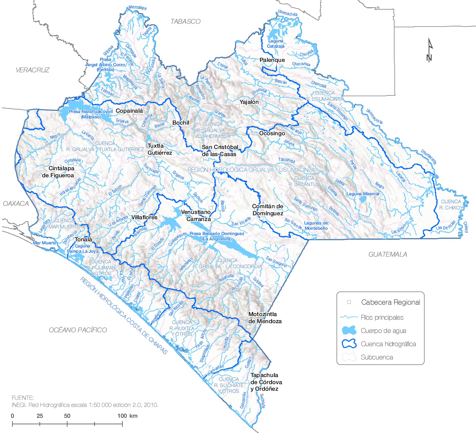 HIDROGRAFIA chiapas