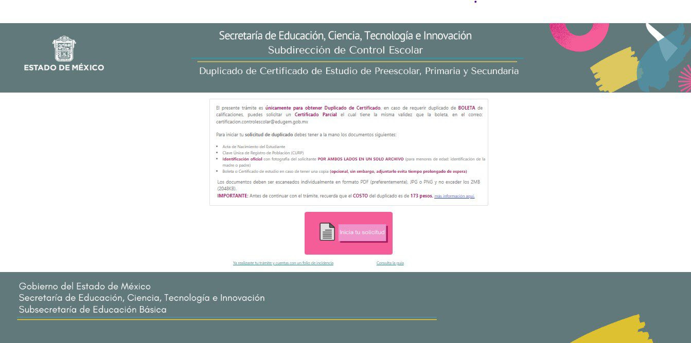 certificado de secundaria SEP 2024