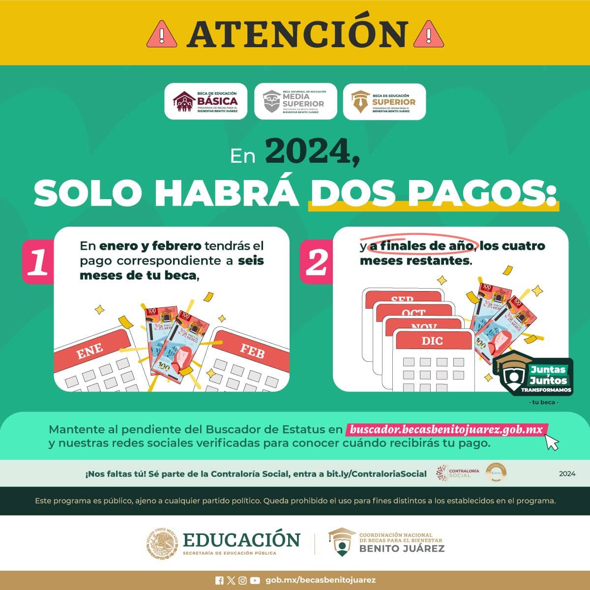 Citas beca Benito Juárez 2024