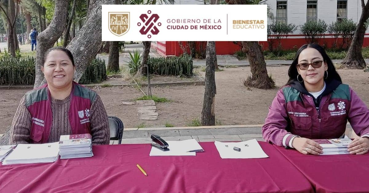 Trabajo promotores sociales Bienestar Educativo 2024 