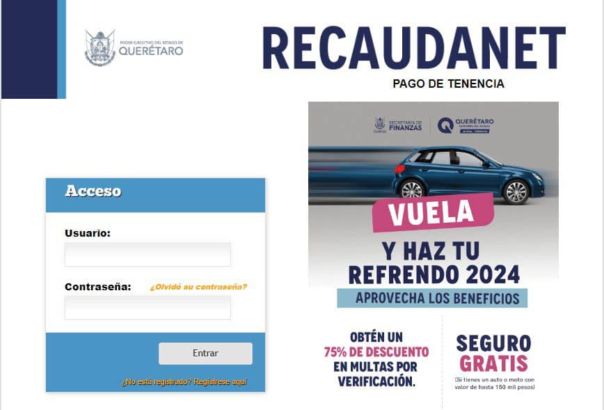 Apoyo tenencia Querétaro 2024