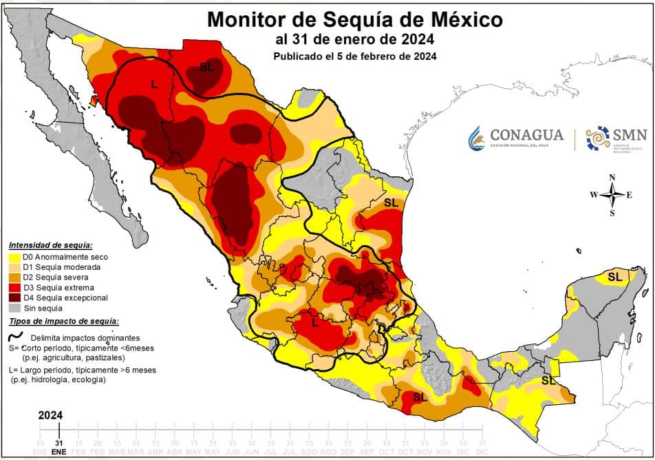 MUNICIPIOS CON SEQUIA EN MEXICO 2