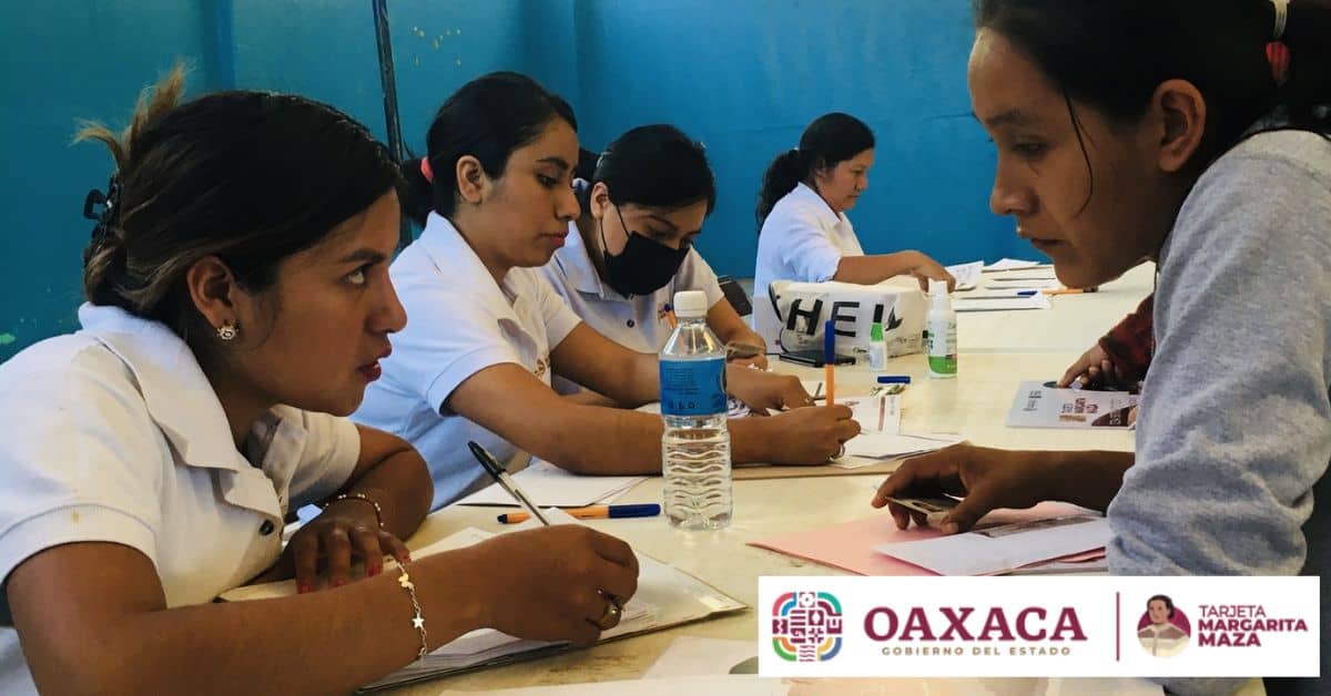 tarjeta Margarita Maza Oaxaca 2024