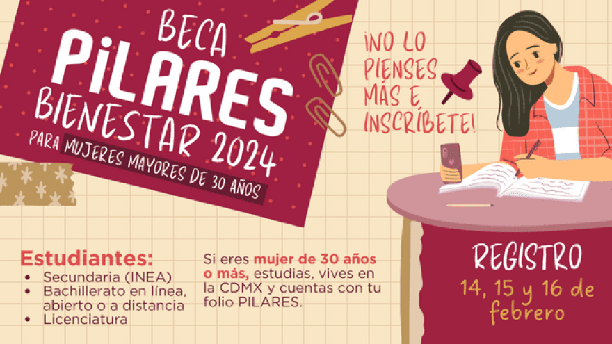 Beca PILARES 2024 registro