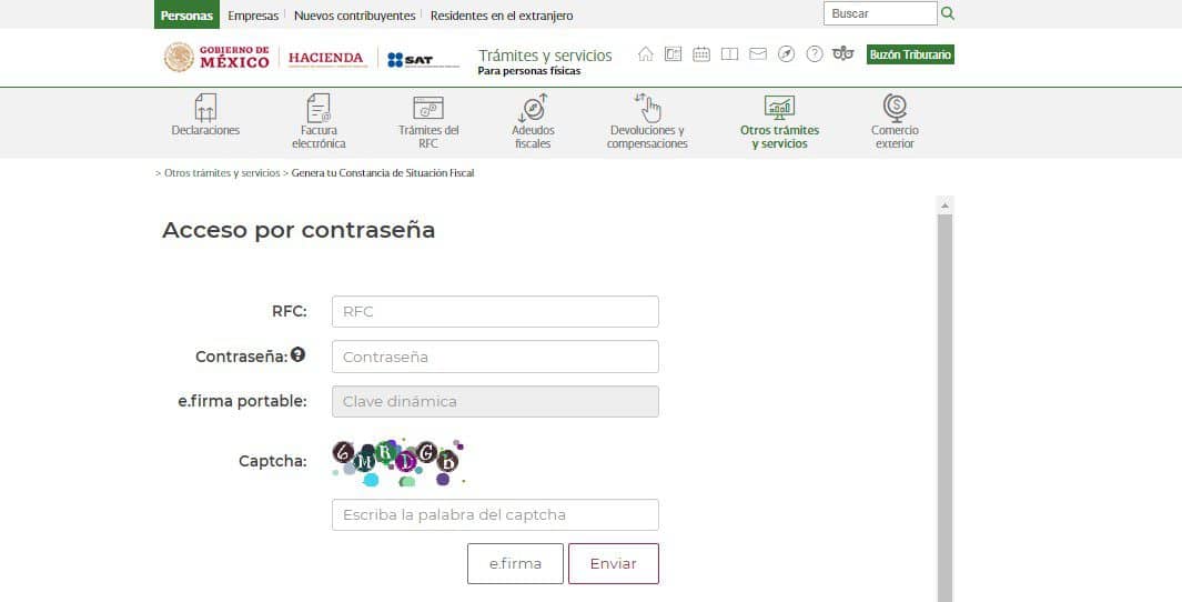SAT descargar constancia de Situación Fiscal PDF 2024
