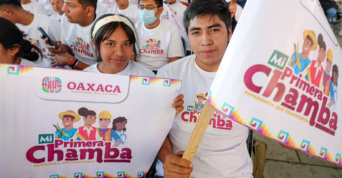 registro Mi Primera Chamba Oaxaca 2024