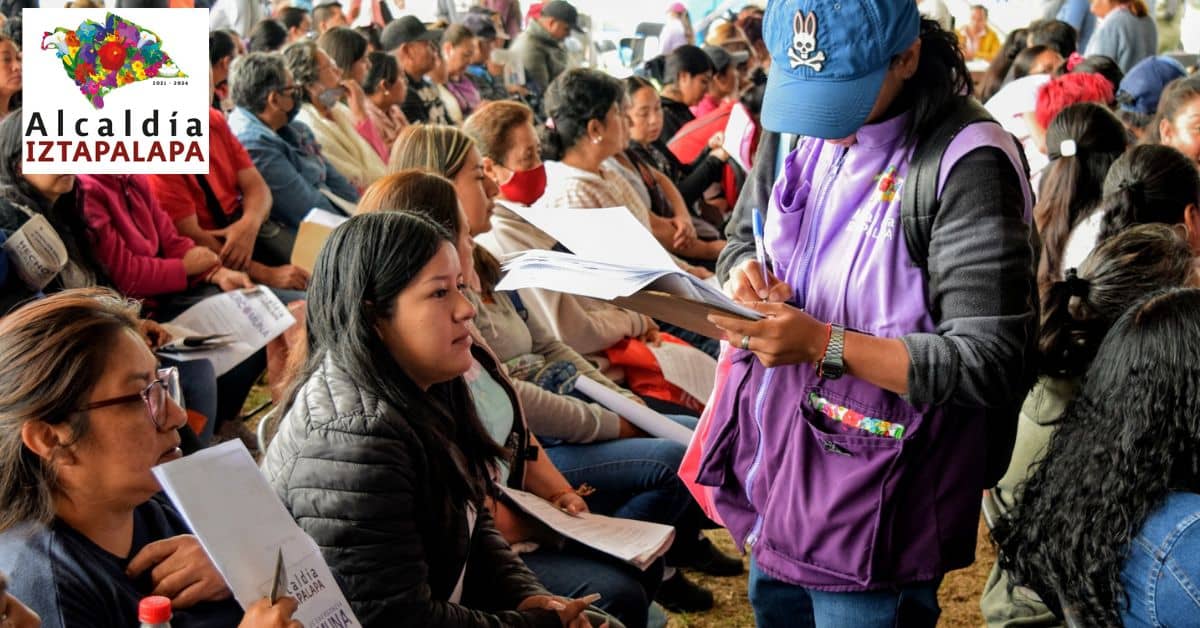 Trabajo Iztapalapa promotores sociales registro