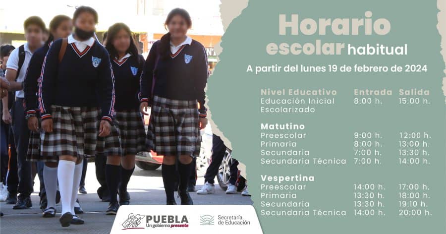 Nuevo horario SEP 2024