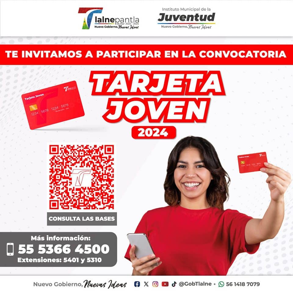 registro tarjeta joven tlalnepantla 2024 