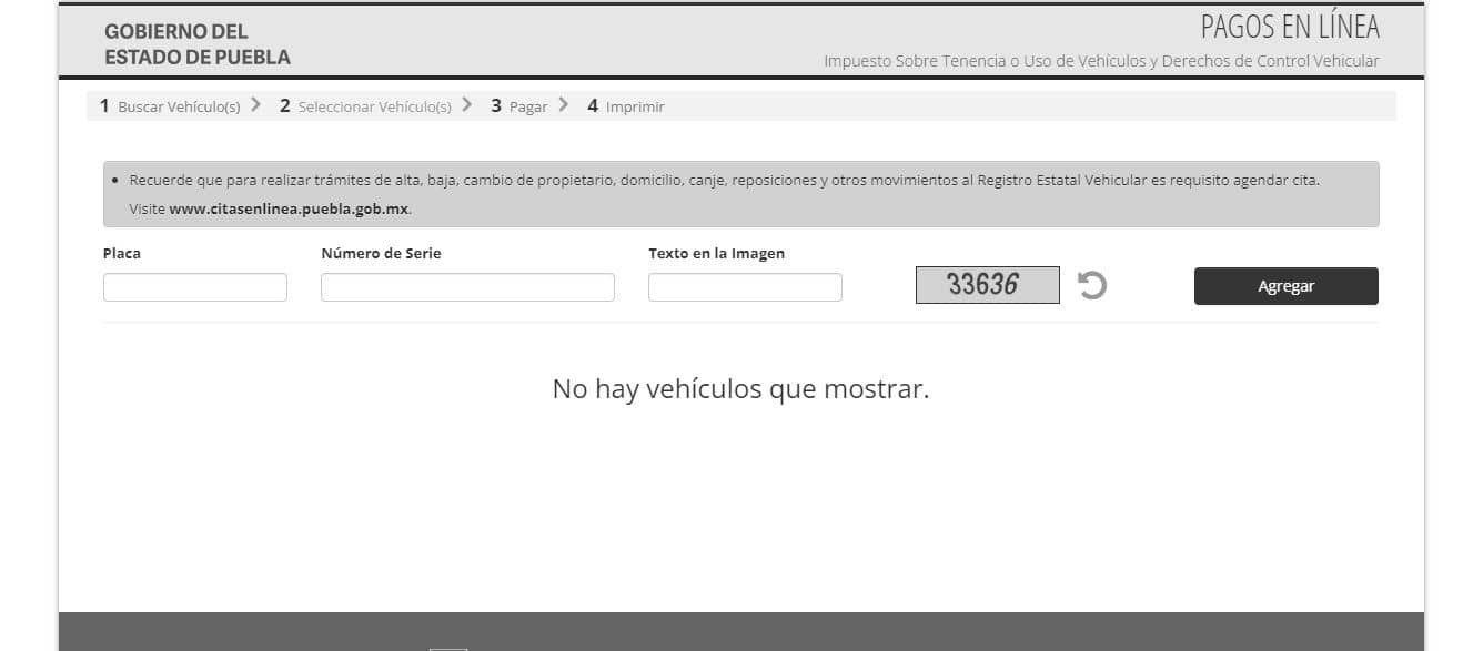 Adeudo vehicular Puebla 2024