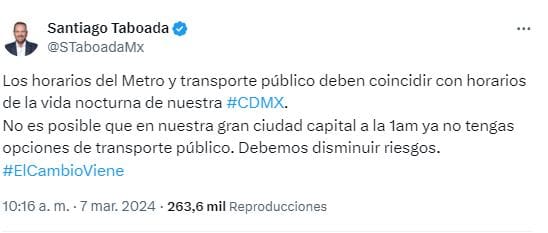 propuestas metro candidatos cdmx 2024 2