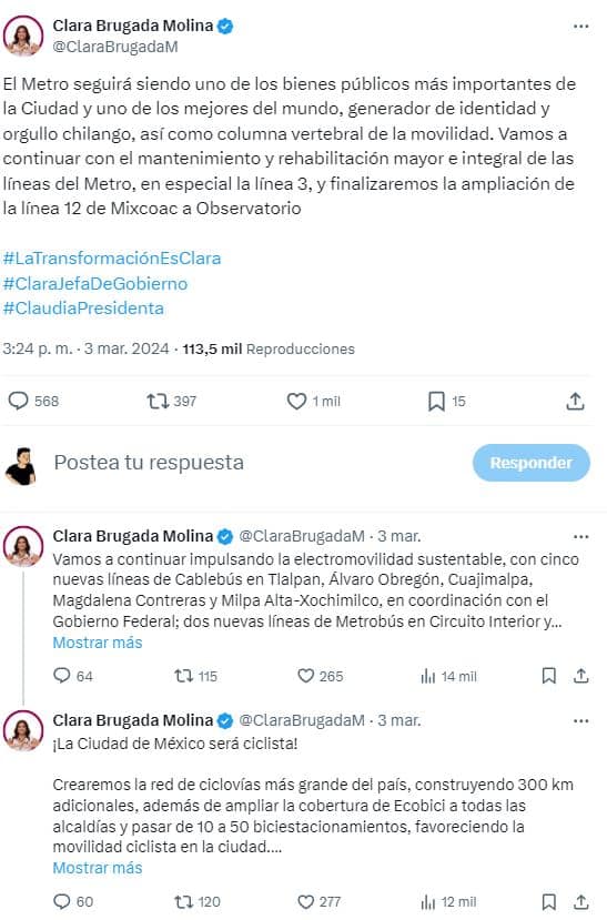 propuestas metro candidatos cdmx 2024