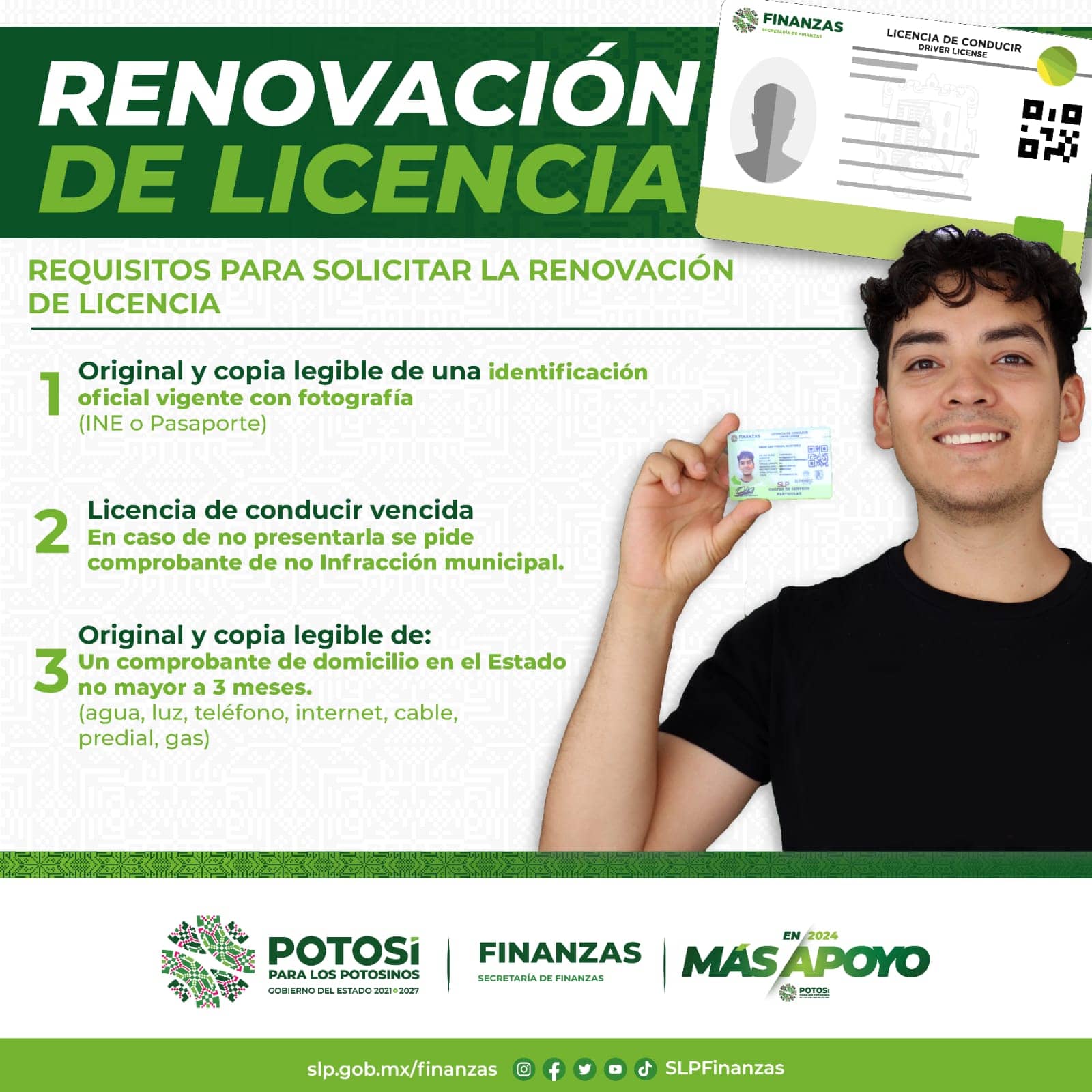 Licencia de conducir SLP 2024