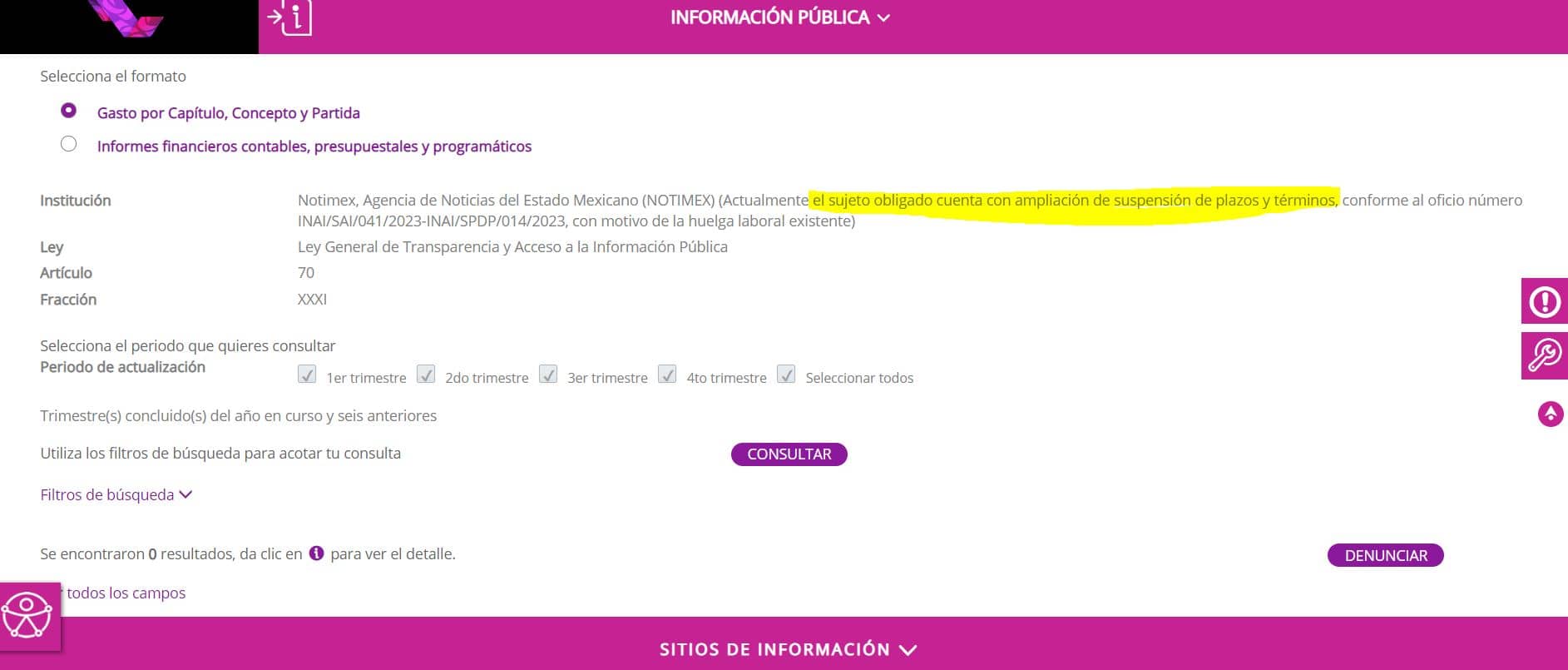 notimex huelga presupuesto 6