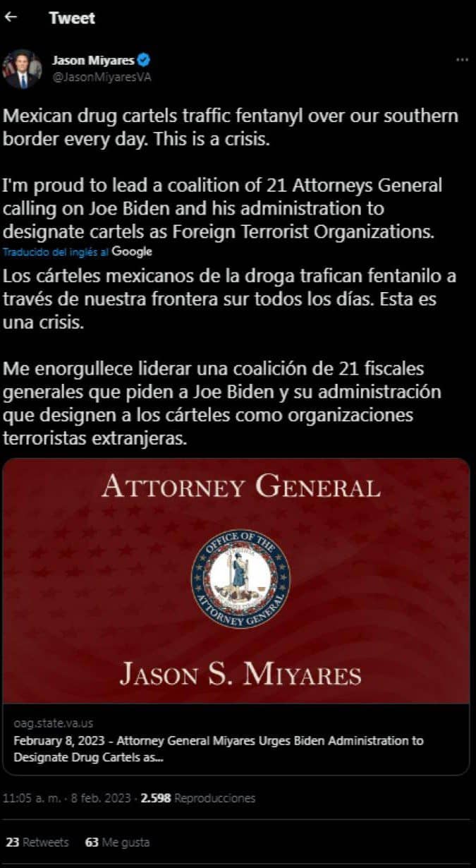 Fiscales-Estados-Unidos-declarar-terroristas-cárteles-mexicanos