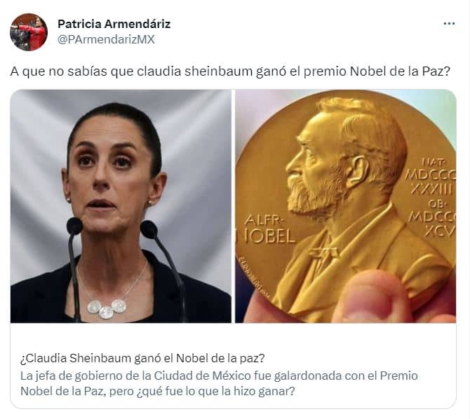 claudia sheinbaum premio nobel 4
