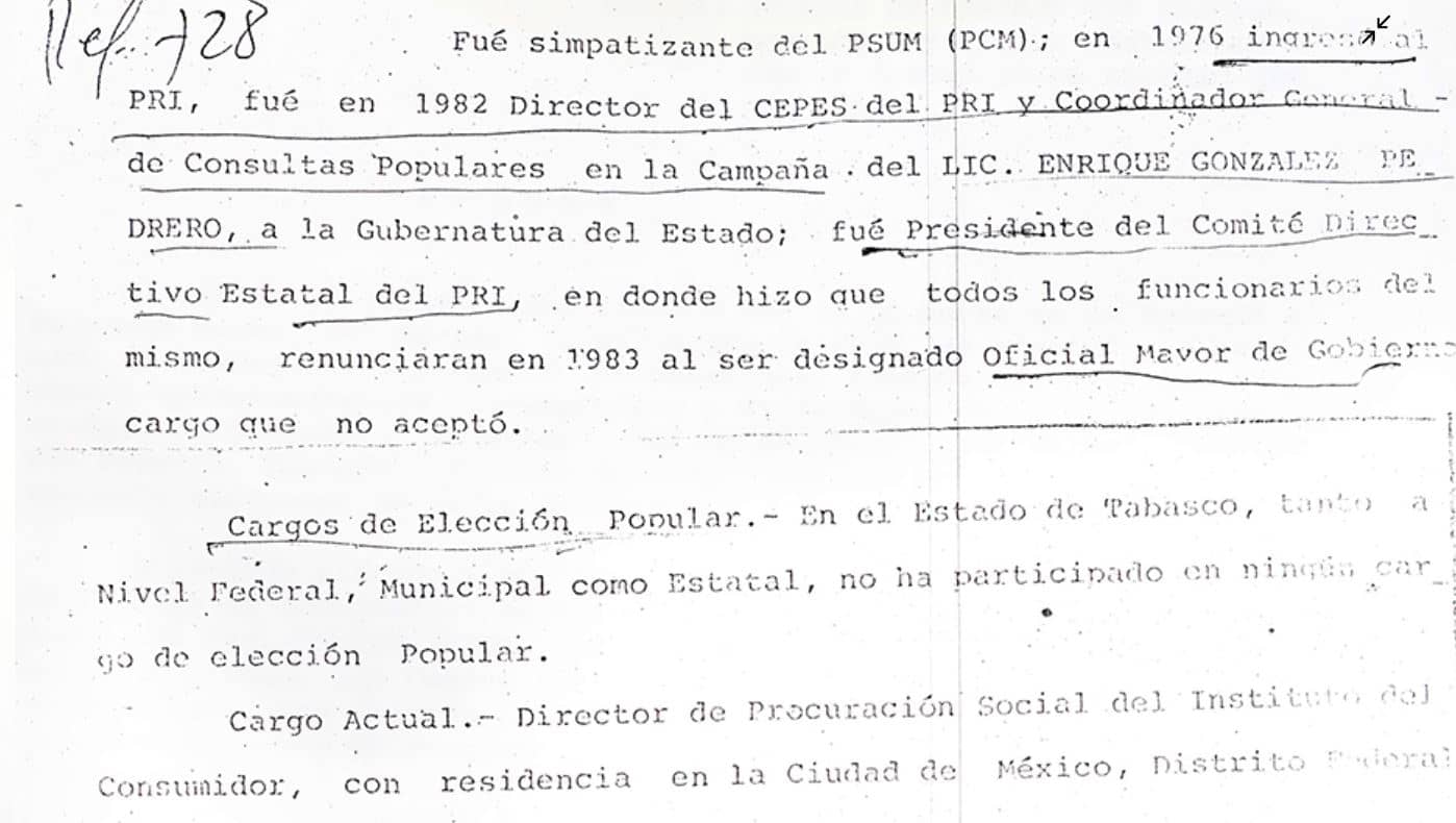 Por esta razón AMLO se salió del PRI en 1988 3