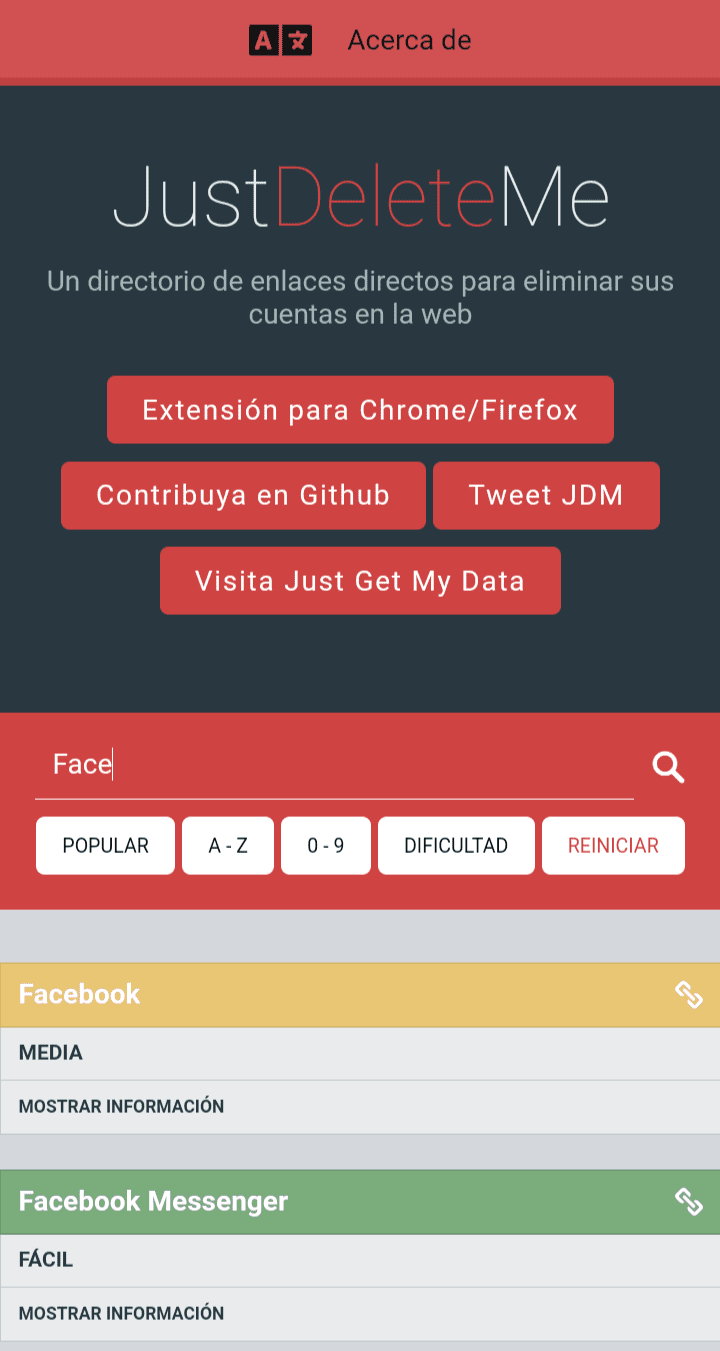 Desaparecer de internet 8