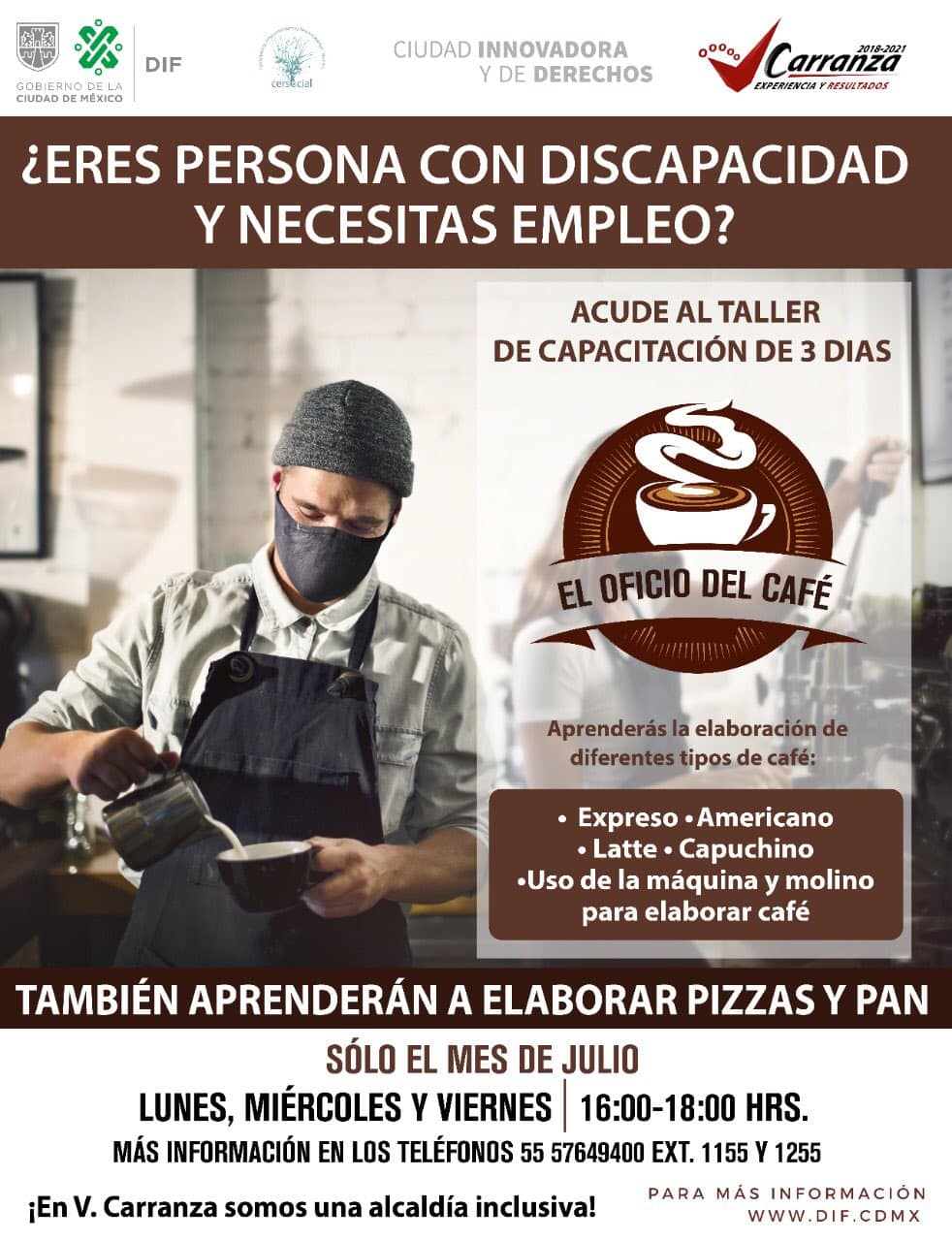 El taller está dirigido a personas con discapacidad