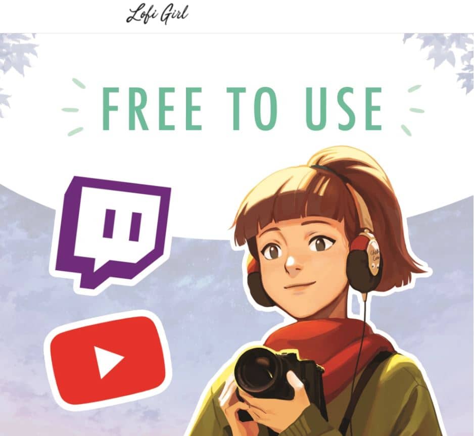 Lofi Records permite que su música se use en otras radios de YouTube.