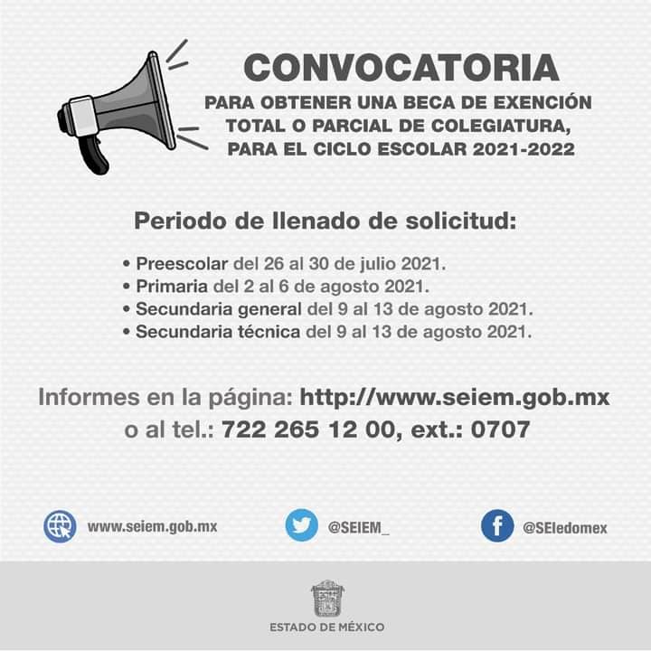 El próximo lunes inicia el registro para las Becas SEIEM 2021 | Foto: Secretaría de Salud Edomex