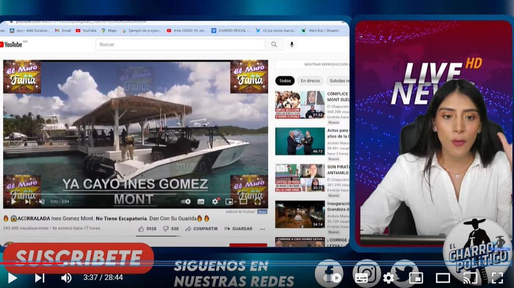 Youtuber ProAMLO fabrica detención de Inés Gómez Mont 2