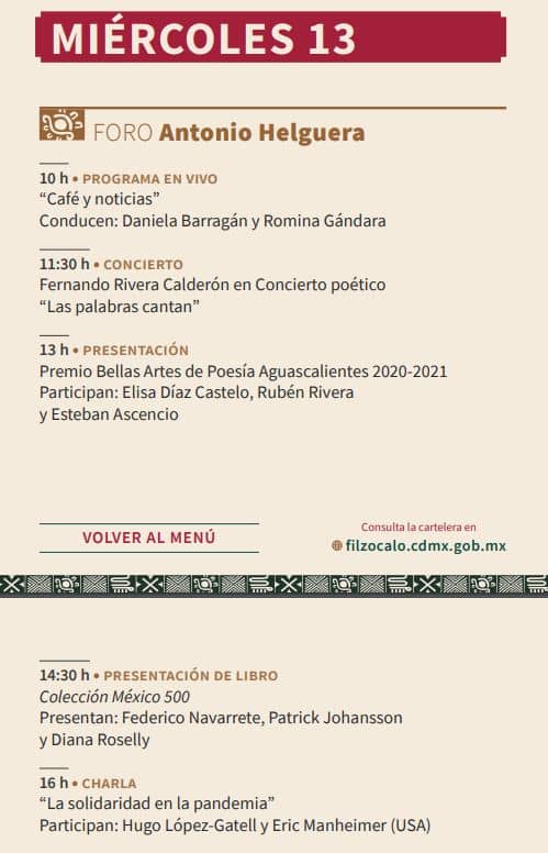 Así será la participación de Hugo López-Gatell | Foto: FIL Zócalo