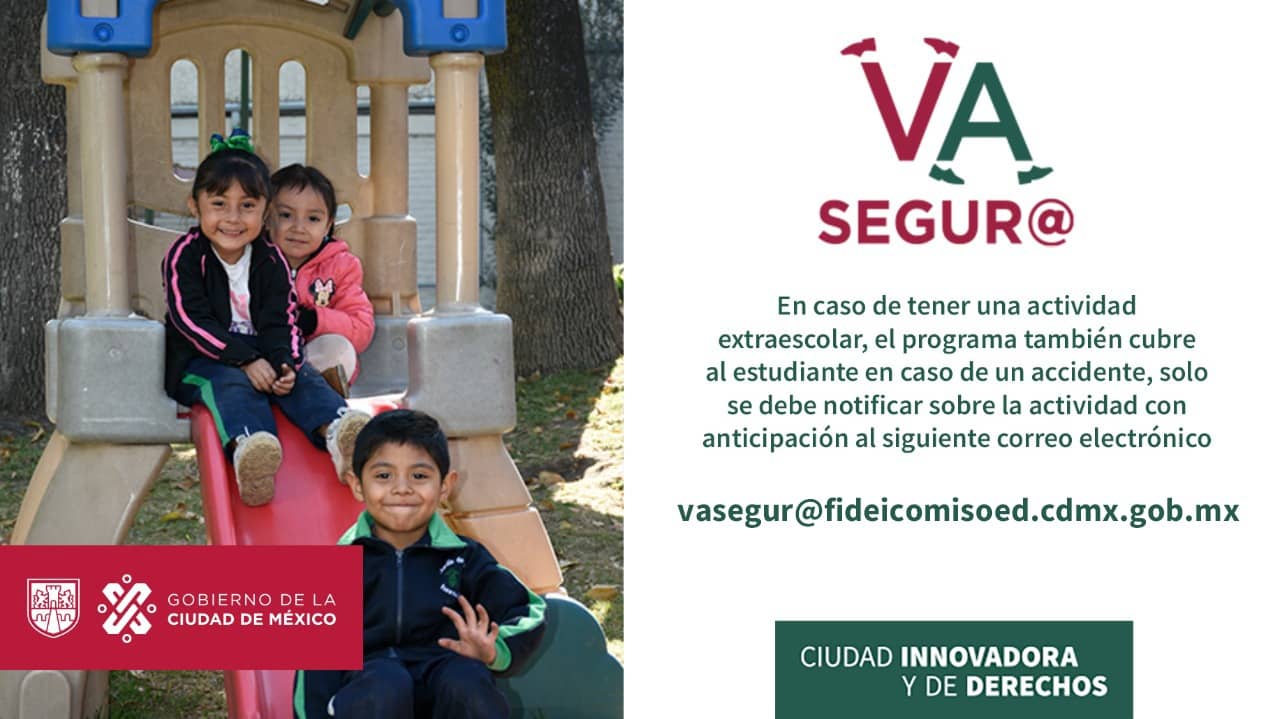 El seguro escolar está dirigido para alumnos de nivel básico | Foto: Gobierno CDMX