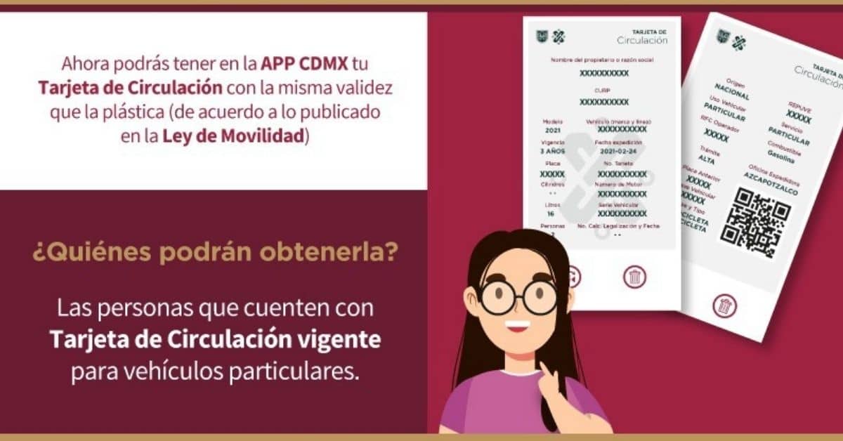 tarjeta de circulación