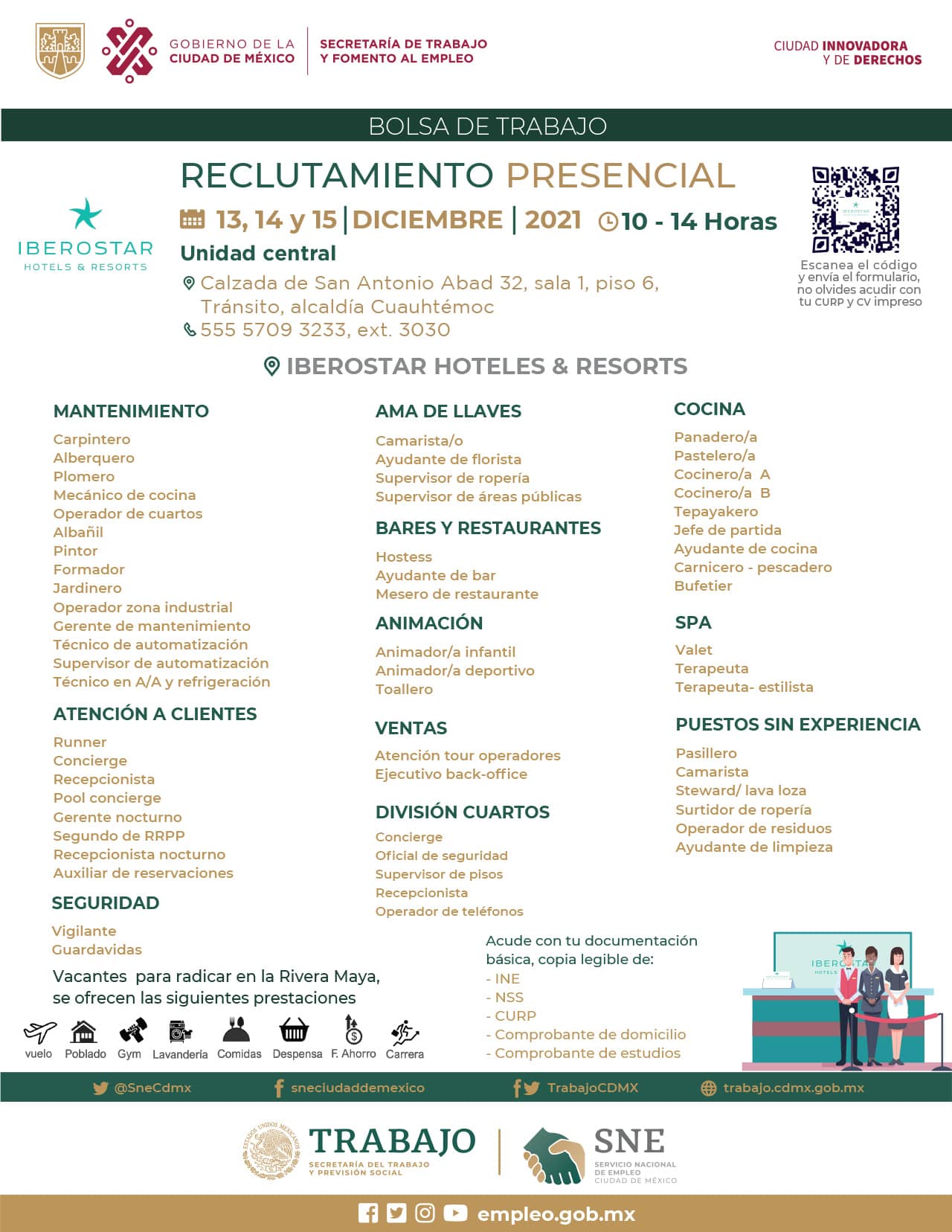 trabajo cdmx rivera maya vacantes 1