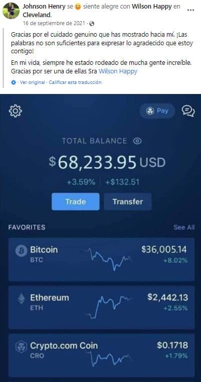 Este fraude de Bitcoin en Facebook ya llegó a México 5