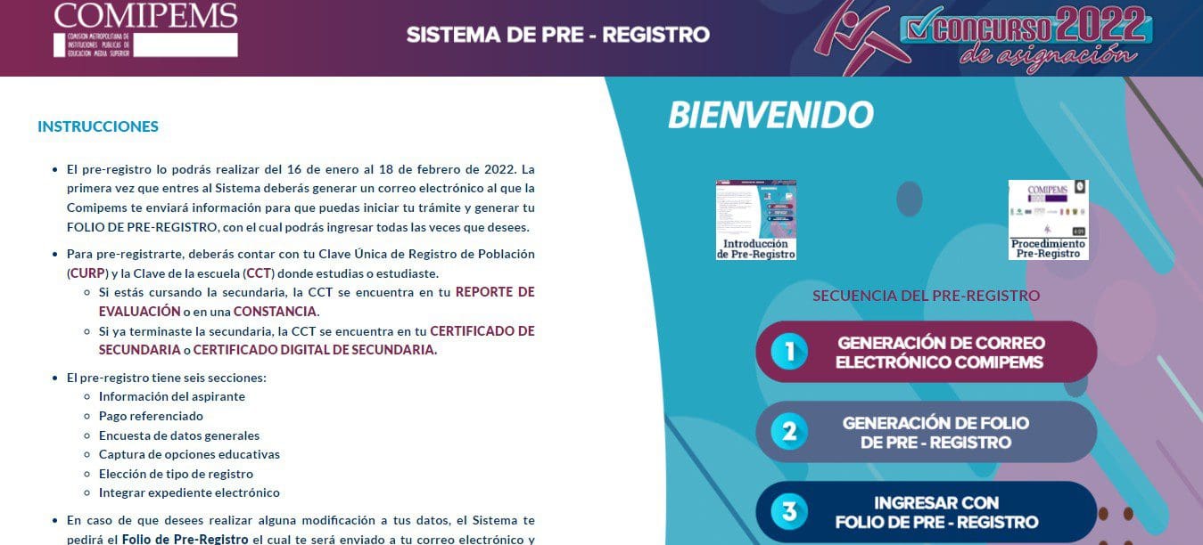 comipems 2022 