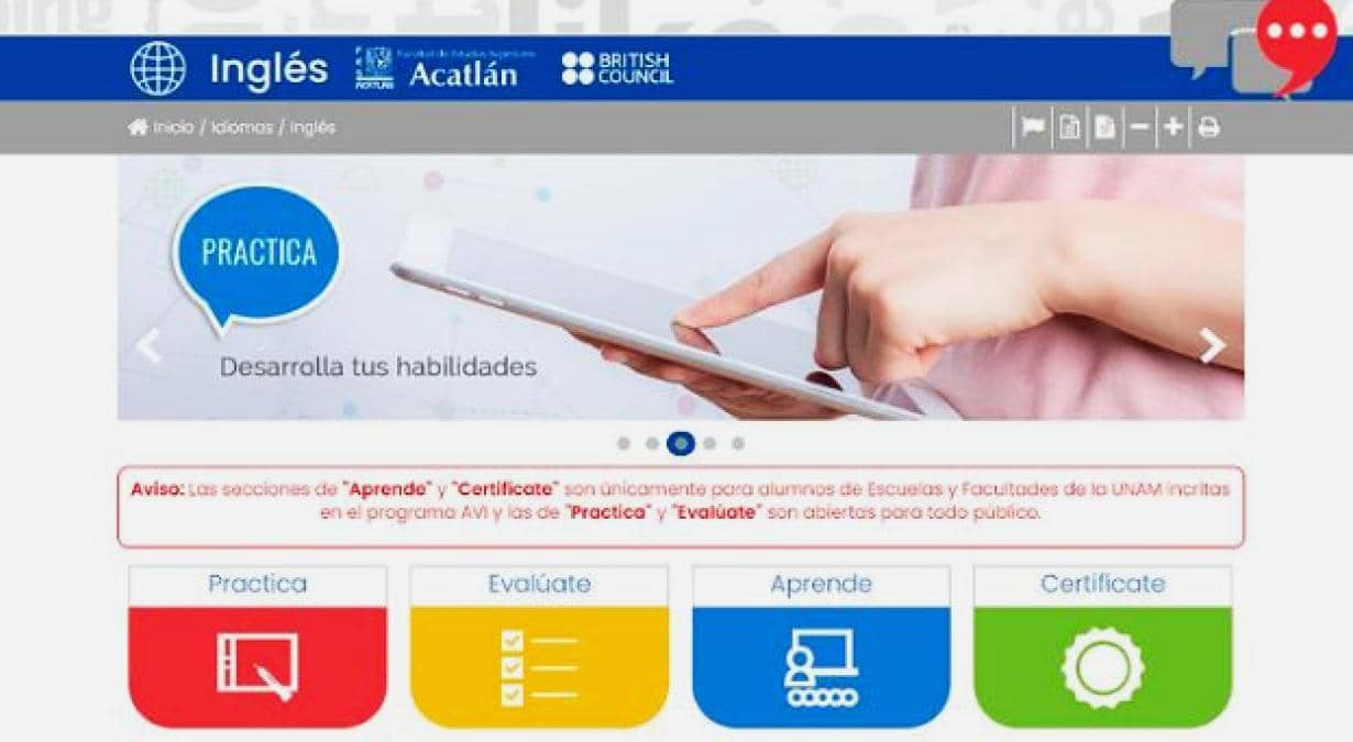 Ingles-curso-gratis-fes-acatlan-UNAM