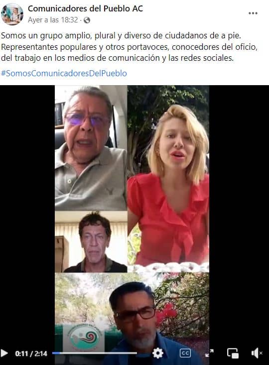 Diputados de Morena y PT detrás de los Comunicadores del Pueblo 3