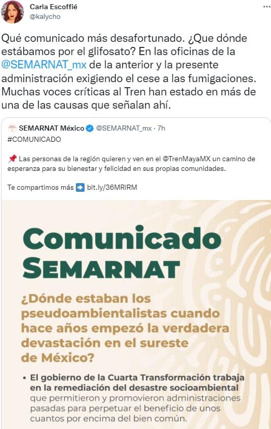 Dónde estaban Ambientalistas responden a comunicado de Semarnat 09