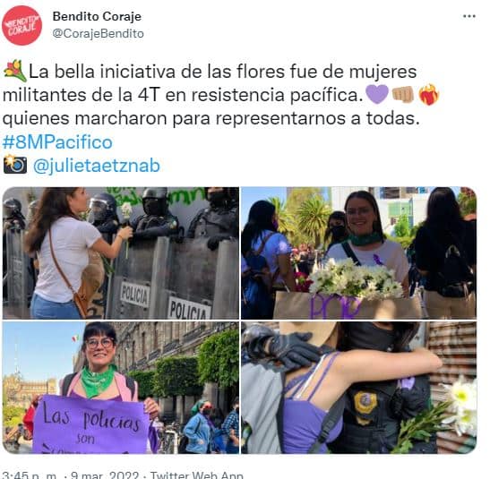 Mujeres obradoristas se cuelgan la medalla por marcha feminista en la CDMX 3