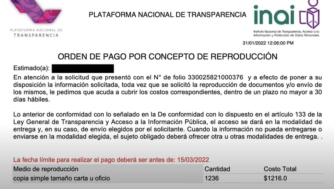 Piden información de vacunas al gobierno y les envían copias de comunicados 3