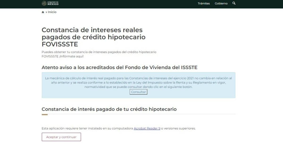 constancia de intereses