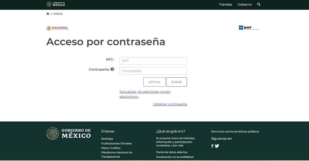 Saldo a favor SAT 2025