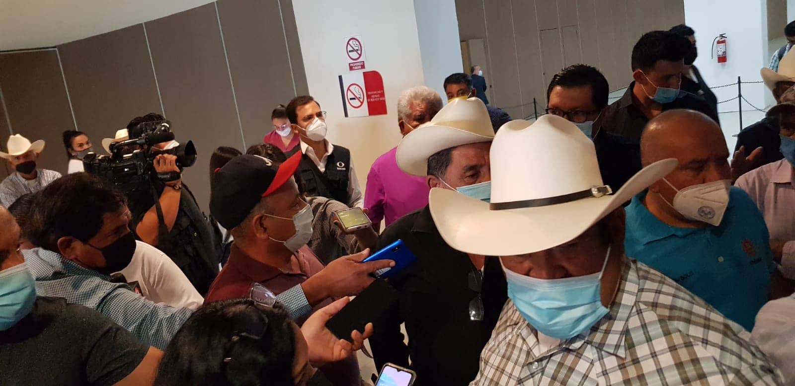 Ejidatarios manifestaron por muchos meses su inconformidad con el proyecto Crédito: Liliana Rincón