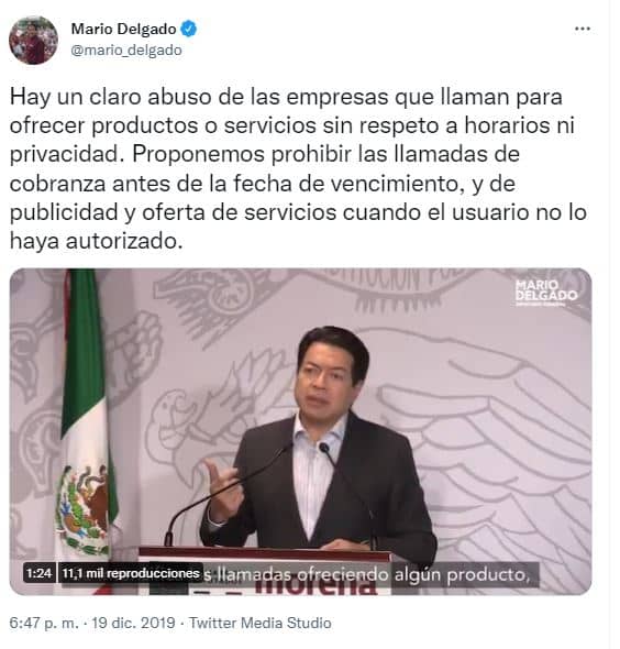Te llaman de cobranza hasta en domingo Así puedes evitarlo mario delgado twitter 1