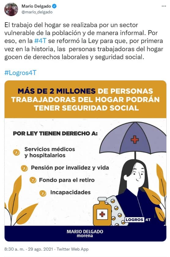 Trabajadoras del hogar Tienes derecho a seguro del IMSS y así puedes darte de alta 2