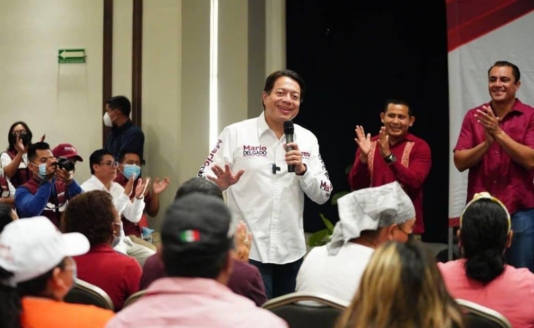 Mario Delgado se expresó a favor de la Reforma Electoral enviada por AMLO a los diputados Foto: Especial