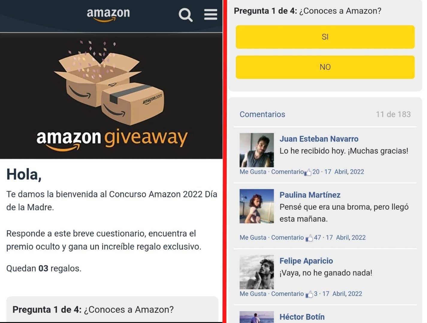 amazon sorteo