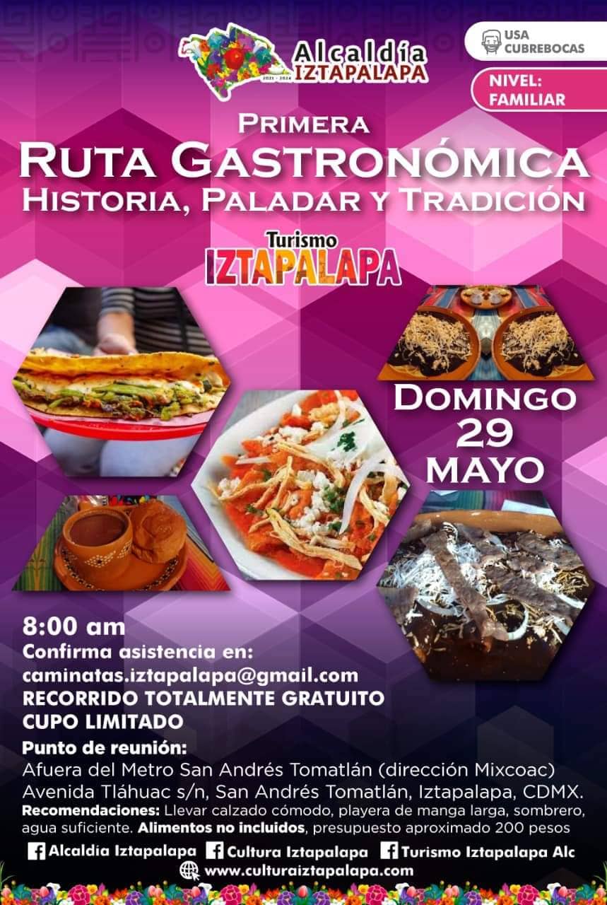 Primera ruta gastronómica: historia, paladar y tradición