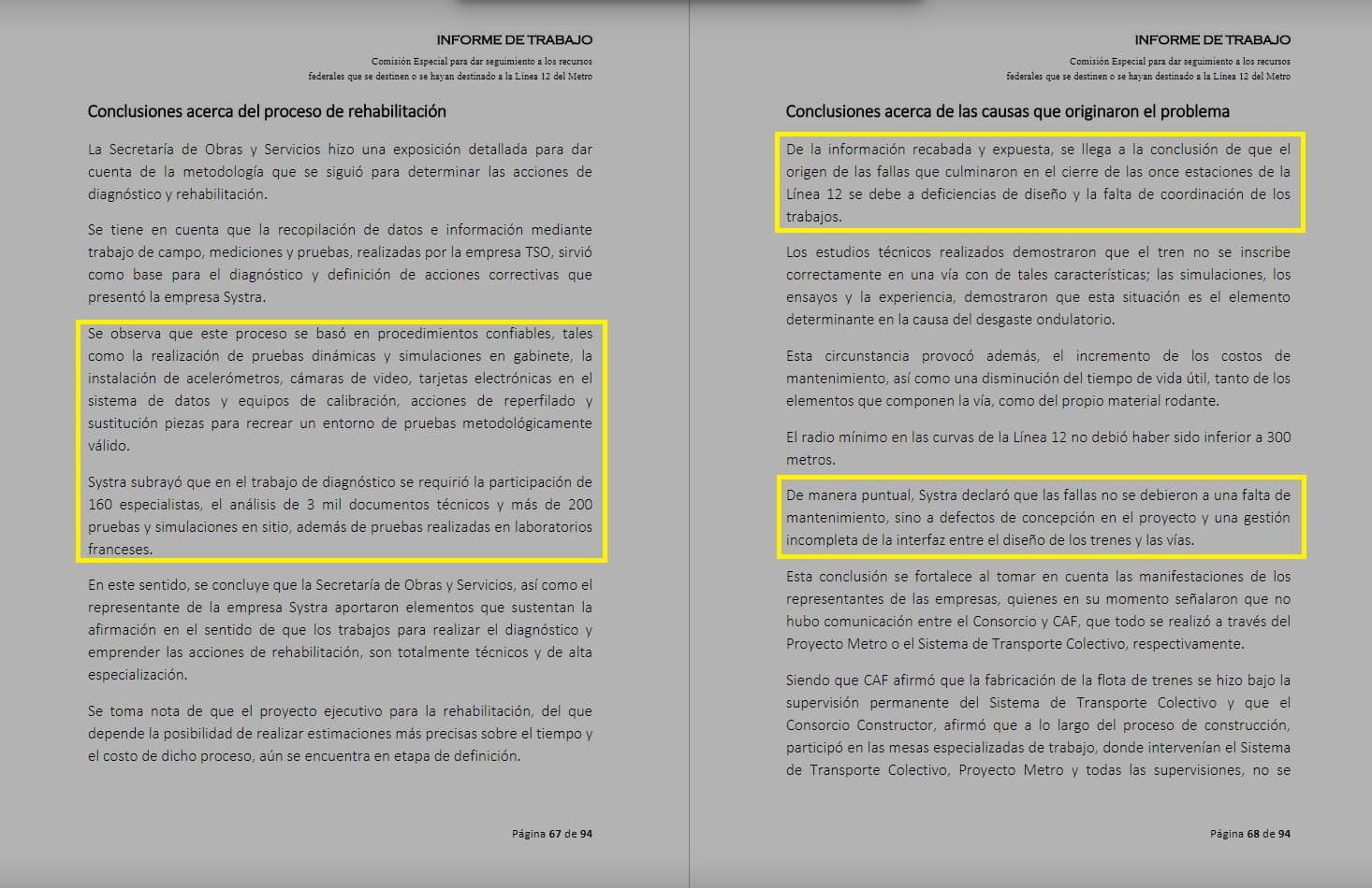 linea 12 del metro daños estructurales 1