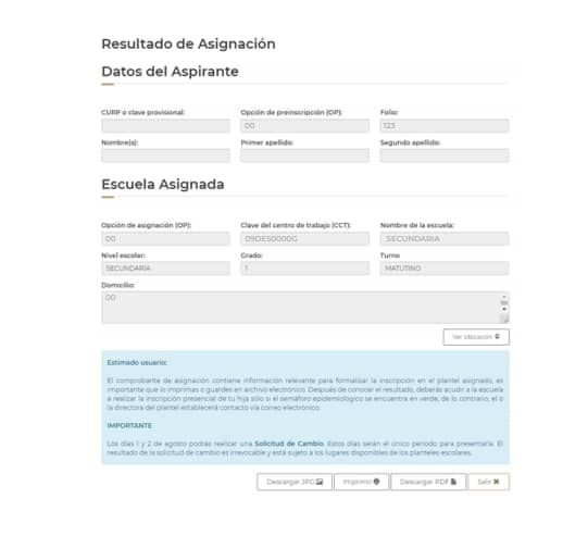 consultar resultados de secundaria 2020 sep cdmx en linea internet aefcm 2