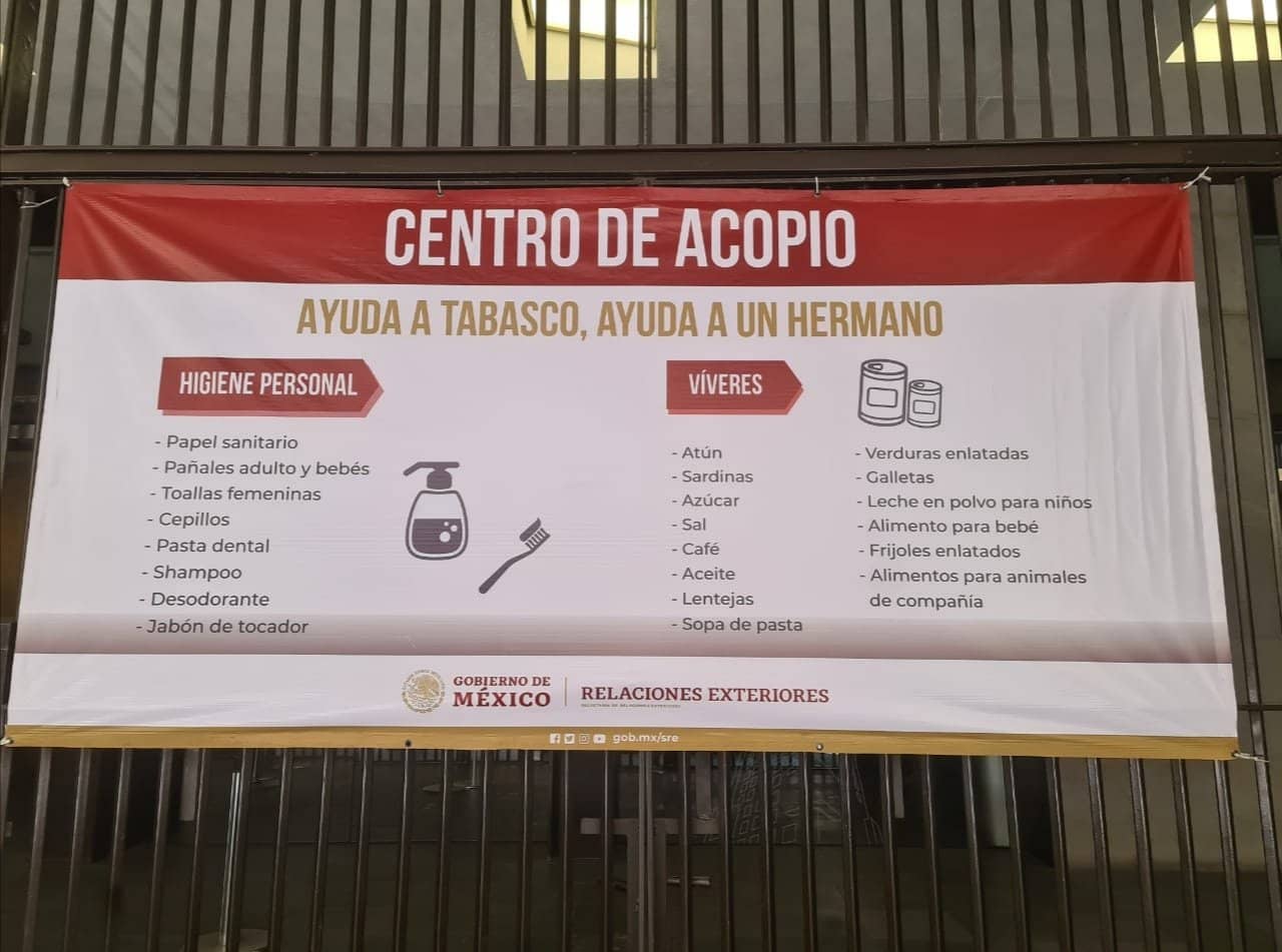 centros de acopio cdmx tabasco 1