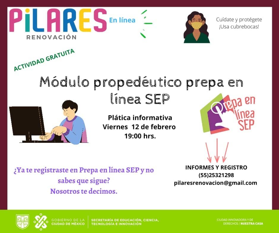 PILARES CDMX cursos febrero 2021