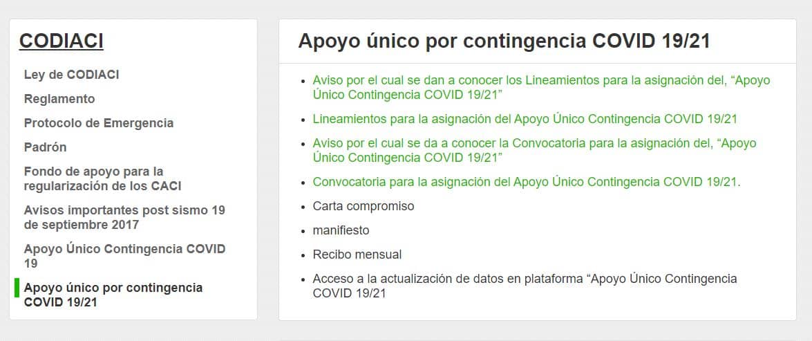 apoyo covid DIF maestros caci